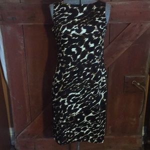 Calvin Klein’s a line printed dress